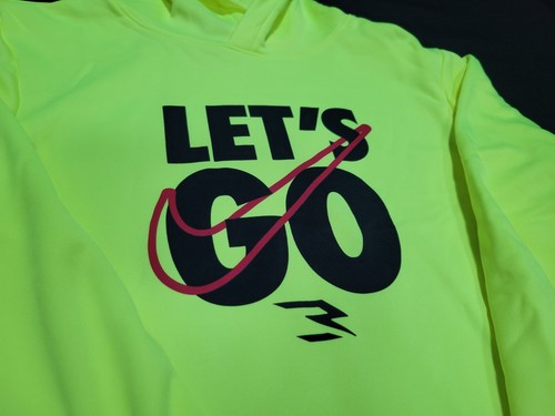 Nike Boys' Youth Lets Go Volt Sports Fleece Lined Hoodie  Sweatshirt warm - Picture 5 of 11