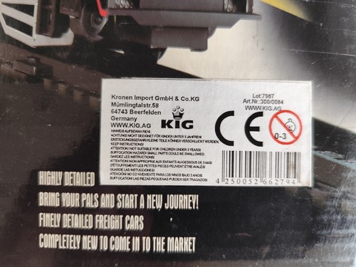 Zug Set mit Batterie Rail King mit Sound und Licht Neu unbespielt Kreis 66 - Bild 5 von 10