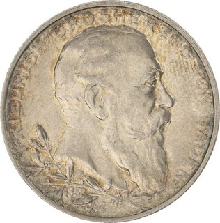 Baden 2 Mark 1902 50. Regierungsjubiläum