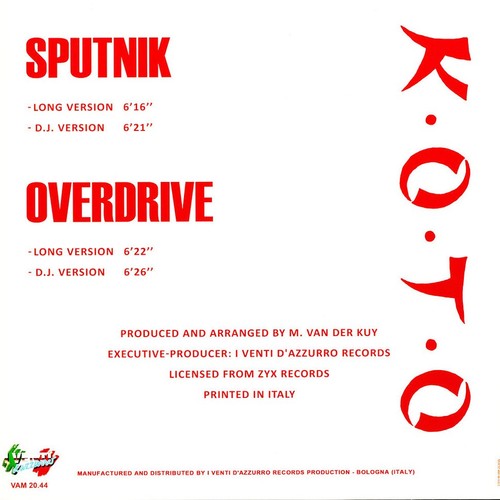 Koto - Sputnik / Overdrive (Vinyl 12" - 2023 - EU - Original) - Bild 2 von 2