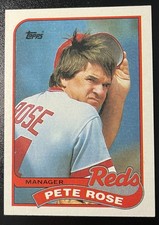 1989 Topps - Team Checklist Pete Rose #505