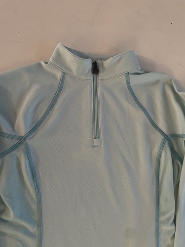 Ovation 1/4 Zip Lightweight Riding Shirt Long Sleeve Size S Girl Boy - Picture 2 of 6