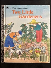 Vintage A Little Golden Book Two Little Gardeners 308-59 1988 #4523