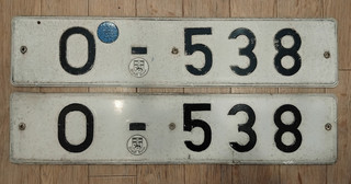 Oldtimer Diplomaten Autokennzeichen Britische Botschaft Westdeutschland 60er Jahre