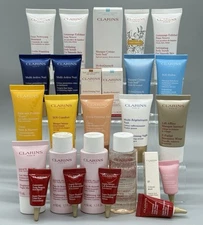 AMAZON WHOLESALE LOT OF 61 MIXED/ASSORTED CLARINS PARIS BEAUTY PRODUCTS