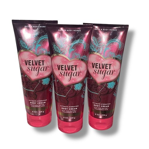 Bath & Body Works Velvet Sugar Körpercreme Sheabutter & Hyaluronsäure 3er Set - Bild 11 von 11