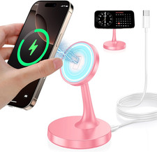 Magnetic Wireless Charger Iphone Stand 15W Fast Mag-Safe Charger for Iphone 16/1