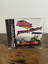 IHRA Motorsports Drag Racing (Sony PlayStation 1, 2001) Black Label CIB Tested