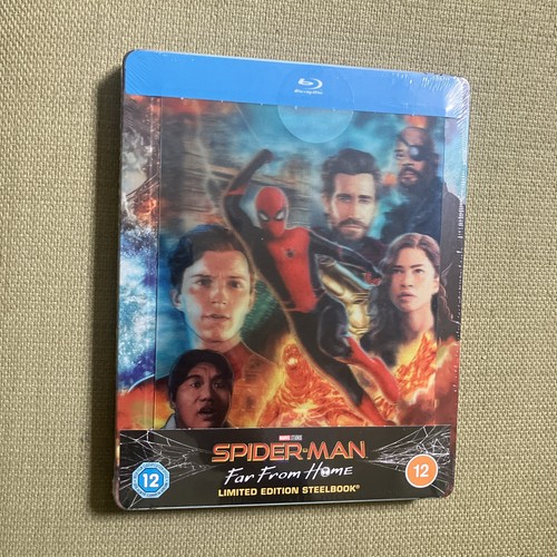 Spider-Man: Far From Home Steelbook Blu-ray Lenticular Ltd Ed New & Sealed - Picture 2 of 3