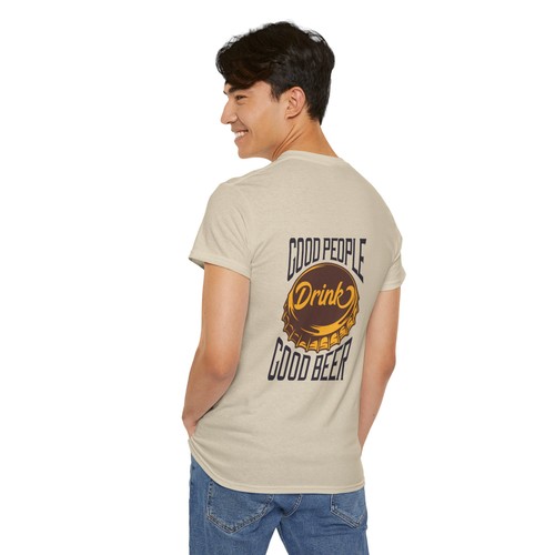 Good People Drink Good Beer - Unisex Heavy Cotton Tee - Picture 30 of 109