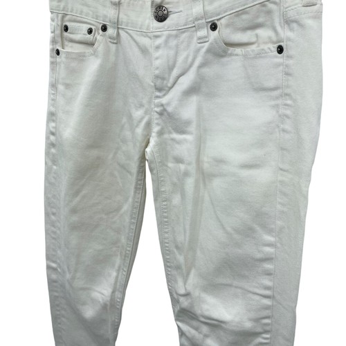 J.Crew Matchstick Stretch 25/5 White Denim Jeans - Bild 2 von 5