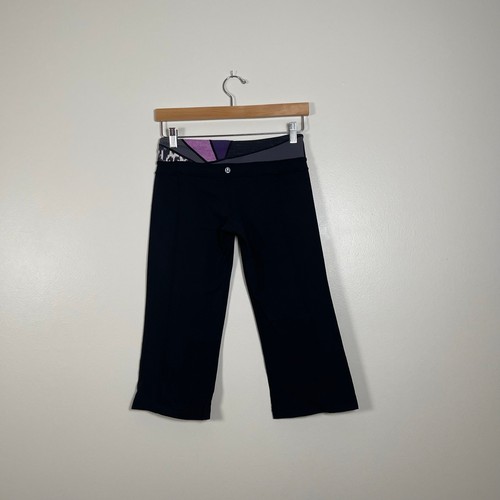 Lululemon • Groove Crop Pant Colorblock Bund weites Bein wendbar Damen 6 - Bild 2 von 5