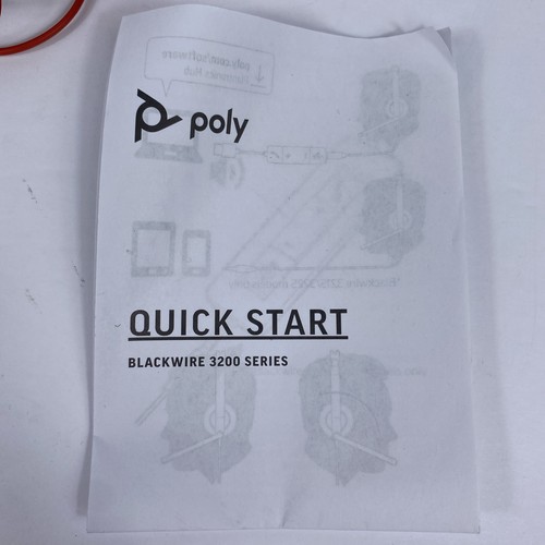 Plantronics (Poly) Blackwire Binaural 3225 USB-A & 3.5mm UC Headset Office C3220 - Picture 7 of 11