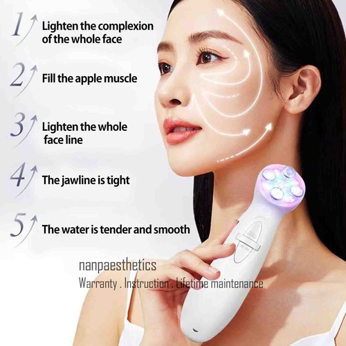Face Lifting Beauty Anti-Falten R-F Gerät LED Photonentherapie Hautstraffung - Bild 10 von 19