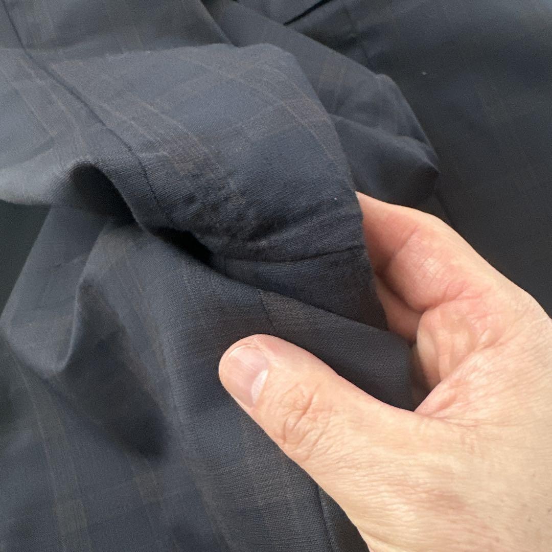 GUCCI Suit 48 Navy x Brown Check F/S from Japan | eBay