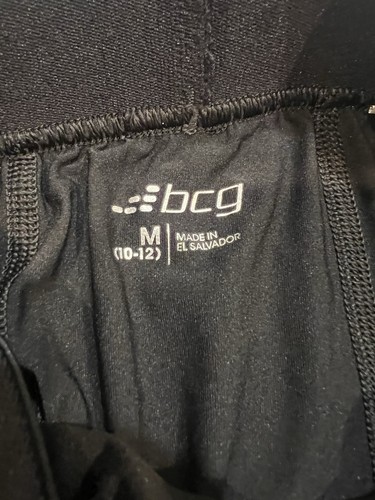 BCG Athletic Compression Solid Brief Shorts Boys Moisture Wicking black - 2 pair - Picture 2 of 5