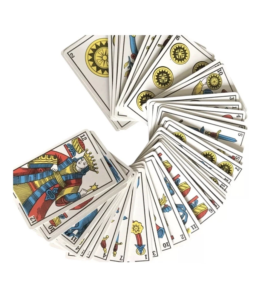 El Rey Ronda card game, Spanish Baraja, Morocco, Algeria, - Image 2 of 4