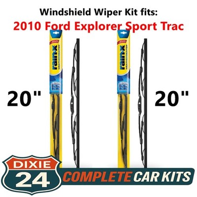 Rain-X Weatherbeater Wiper Kit fits: 2010 Ford Explorer Sport Trac (20'' & 20'')