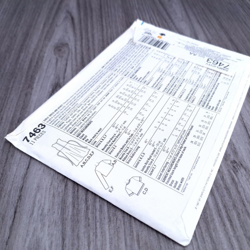 Sewing Pattern Dress Jacket 6 Made Easy UNCUT Simplicity 7463 - Picture 3 of 3