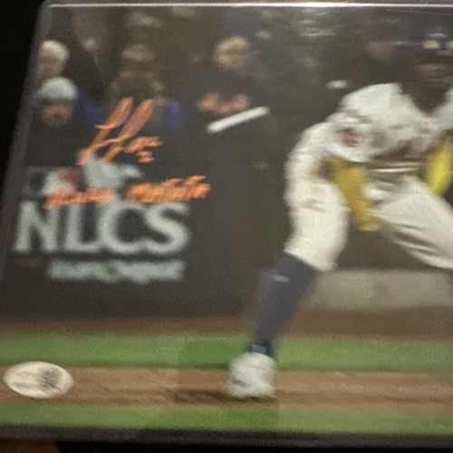 Luisangel Acuna Signed Autographed 8x10 Photo NY Mets 2025 Acuna Matata Ins Auto - Foto 2 di 3
