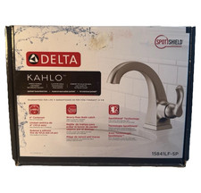 Delta Kahlo  Faucet 15841LF-SP Single Handle Centerset Bathroom Brushed Nickel