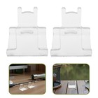  2pcs Fishing Reel Display Stand: Acrylic Holder For Fishing Reels & Lures -