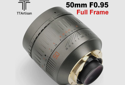 Titanium TTArtisan 50mm F0.95 APSH Full Frame MF Lens for Leica M mount Cameras