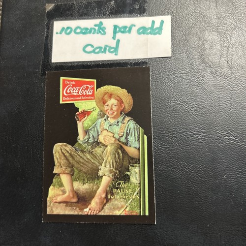Jb3a The Art Of Coca-Cola 1999 Comic Bilder #1 Norman Rockwell Karton
