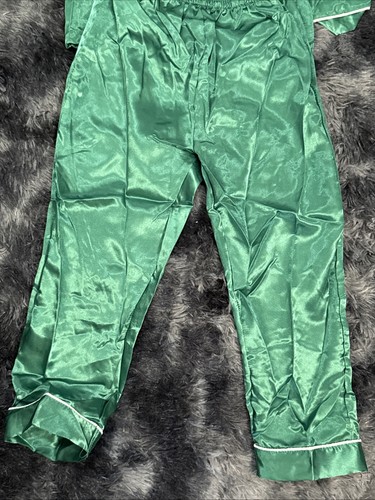 Xmas Satin Kids Pjs,Kids Christmas Gifts, Satin Long Sleeve Pajamas - Picture 3 of 5