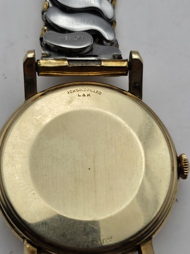 LONGINES Cal 22A Small Second Waffle Dial Automatic Men's Watch 10k Filled 1950s - Picture 4 of 10