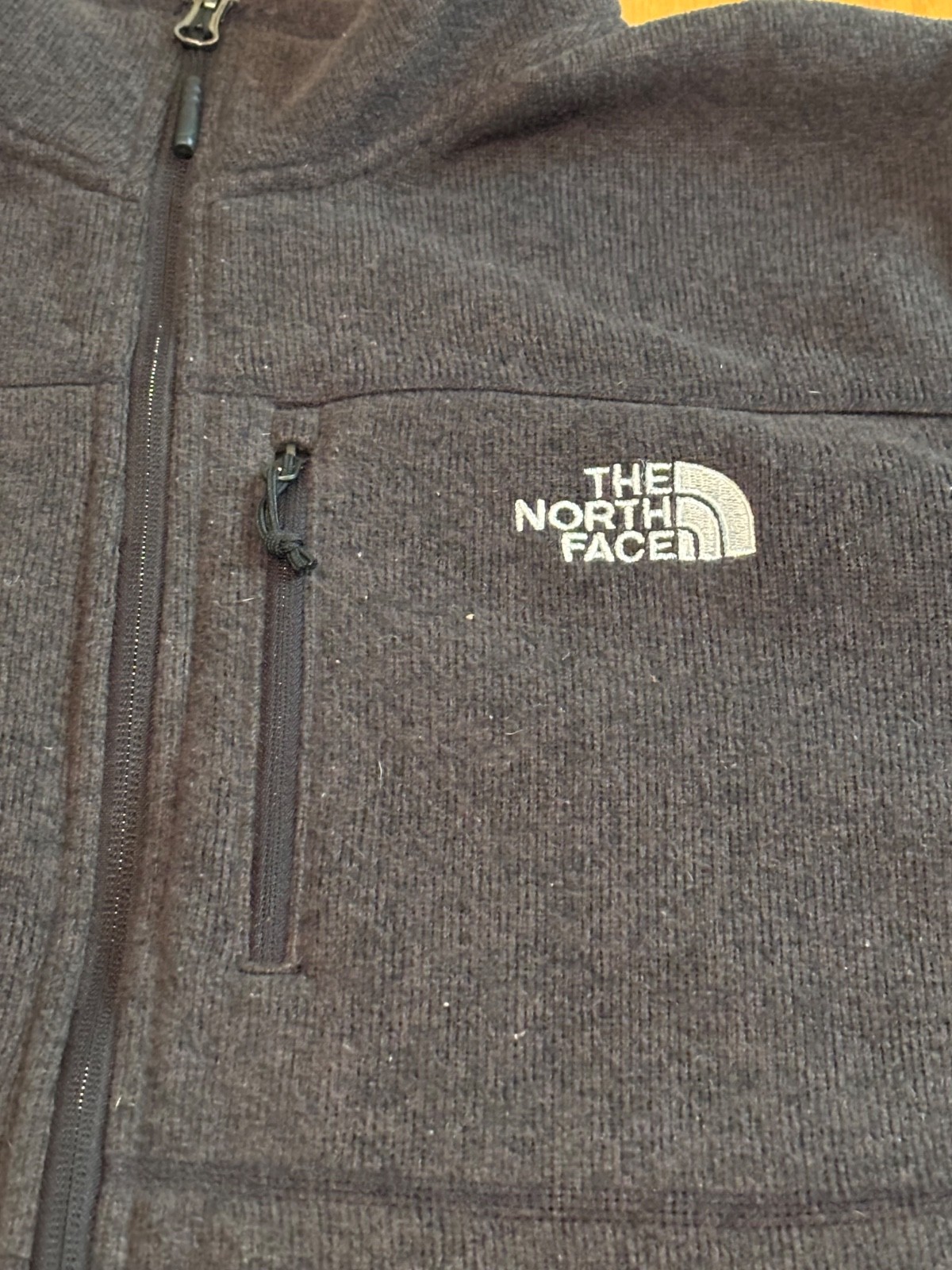 The North Face Softshell Jacket Full Zip Black Me… - image 2