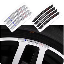 308 3008 4008 Auto Rad Reifen Felge Aufkleber Emblem Abzeichen AZ Für PEUGEOT