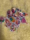 Colorful Candy Waterproof Stickers Water Bottle Journal Phone New Lot of 25 A