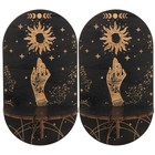  2 Pcs Kristall Regal Ausstellungsregal Kristallanzeigehalter Regaldekorationen