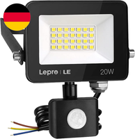 Lepro 20W Led Strahler Mit Bewegungsmelder AußEn, 2000LM AußEnstrahler 5000K Kal