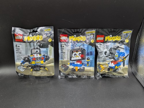 Lego Mixels Serie 9 Myke 41580, Camsta 41579, Screeno 41578 neu versiegelt nicht mehr im Handel erhältlich