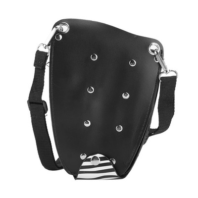 PU Leather Scissors Waist Bag Hair Clip Comb Hairdressing Tool Storage Bag ( DON