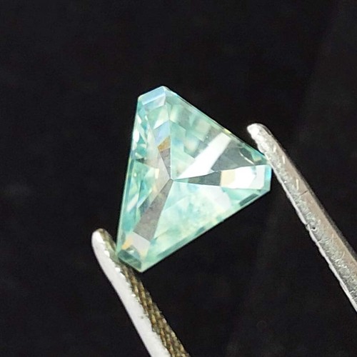 2.65 Cts Light Green Color Fancy Shape SI 1 Certified Moissanite u201 - Picture 7 of 10