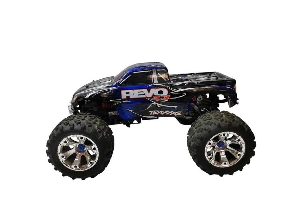 Camión de radiocontrol Traxxas Revo 3.3 chasis deslizante 1/10 Nitro *bajo uso* Foto 3 de 4