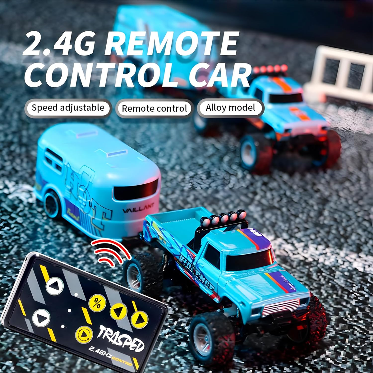 Remote Control Buggy Kit 1/14 RC Truck 4WD Off-Road Vehicle 2.4G Remote Control Buggy Crawler ...