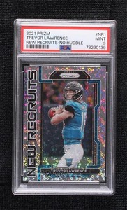 2021 Panini Prizm New Recruits No Huddle Trevor Lawrence PSA 9 MINT Rookie RC