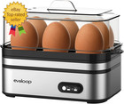 Rapid Egg Cooker Electric 6 Eggs Capacity Soft Medium Hard Boiled