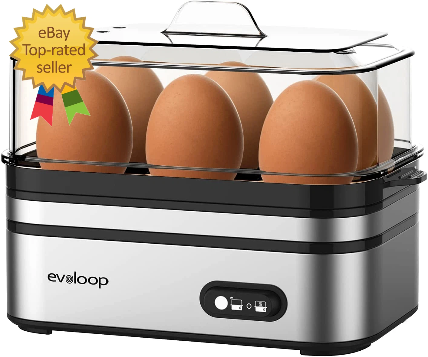 Rapid Egg Cooker Electric 6 Eggs Capacity Soft Medium Hard Boiled
Opens in a new window or tab