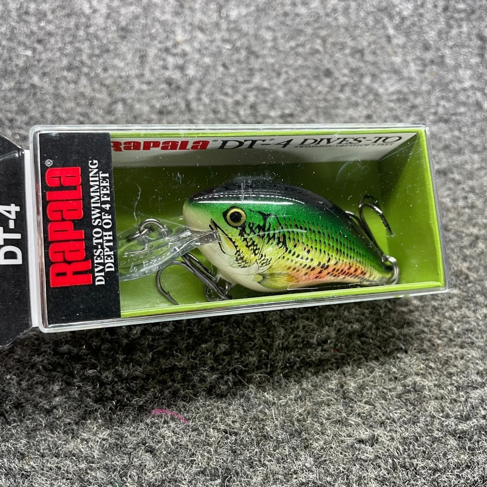 Rapala DT4 Dives to 4' Crankbait Fishing Lure 2