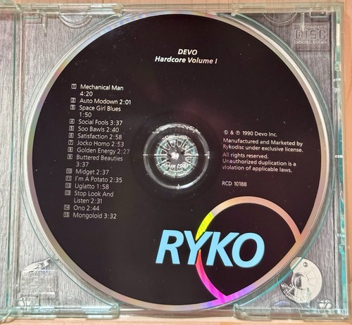 DEVO - Hardcore Devo Vol. 1 - CD RYKO, Green Case - Picture 9 of 9