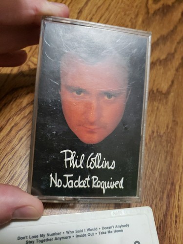 Phil Collins - No Jacket Required Cassette Tape 1985 Atlantic Records G+/VG - Picture 3 of 9