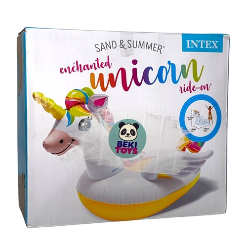 Intex Aufblasbares Reittier Einhorn – 198x140x102 cm Schwimmtier Vinyl Bunt - Bild 4 von 8