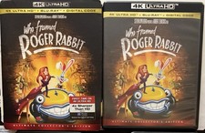 Who Framed Roger Rabbit (1988) [4K Ultra HD + BD] With OOP Rare SLIPCOVER