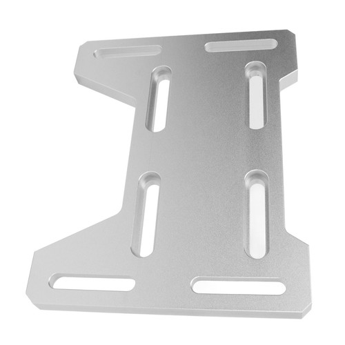 ˘Silver Motor Engine Mount Adapter Bracket Plate 7075 Billet Aluminum High - Picture 4 of 12