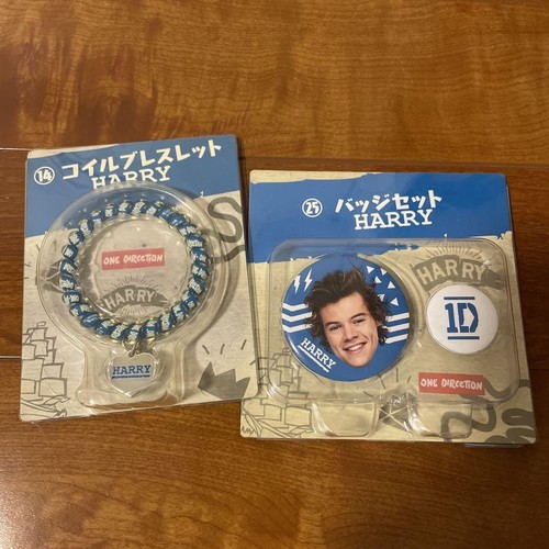 One Direction Harry Styles Bracelet Badge Set 14 Coil Bracelets 25 Items